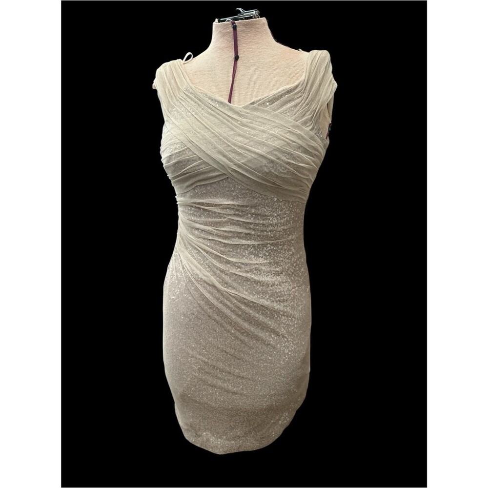 Ralph Lauren cocktail Ruched Evening Dress Sz 2